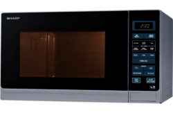 Sharp R372SLM Standard Microwave - Silver